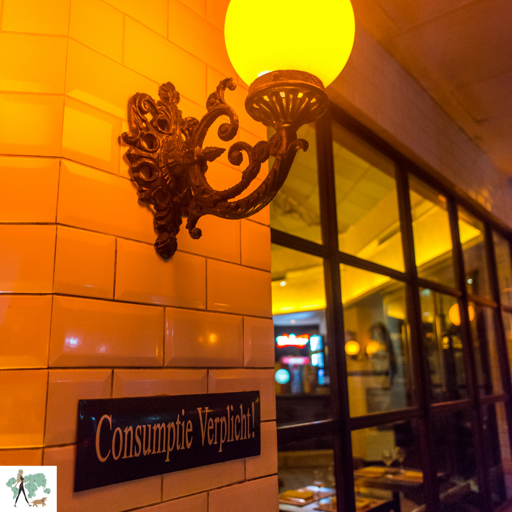 Hollandaise Brasserie na Barra é pet friendly luminária no estilo europeu