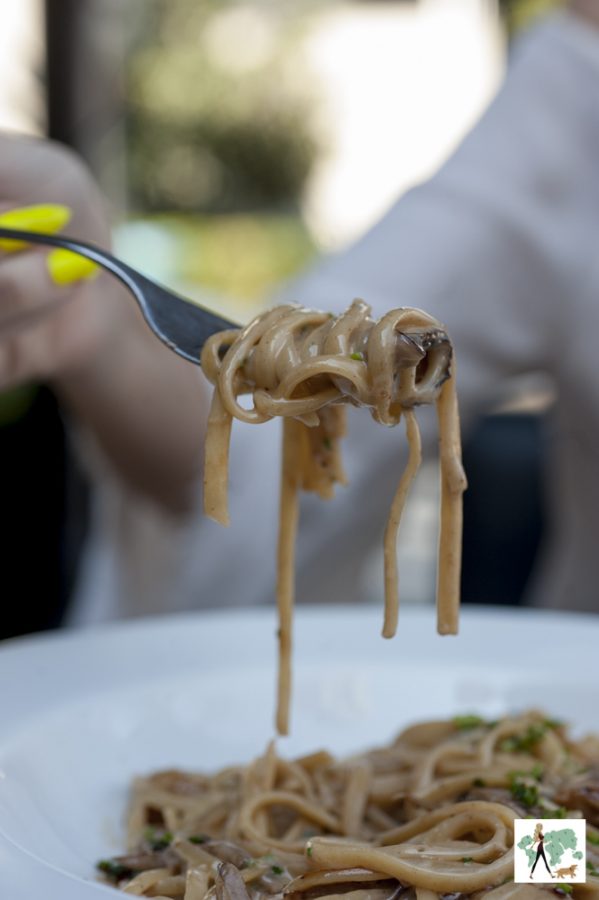 linguine com cogumelos